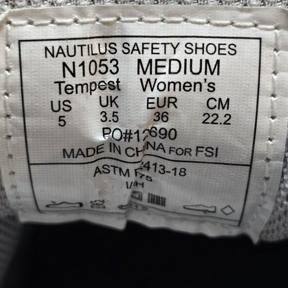 Nautilus Tempest EH Women’s Safety Shoes N1053 Size: 5 Med (Not OG Box) - Picture 6 of 9